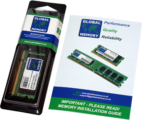 4GB DDR2 667/800MHz 200-PIN SODIMM MEMORY RAM FOR ADVENT LAPTOPS/NOTEBOOKS